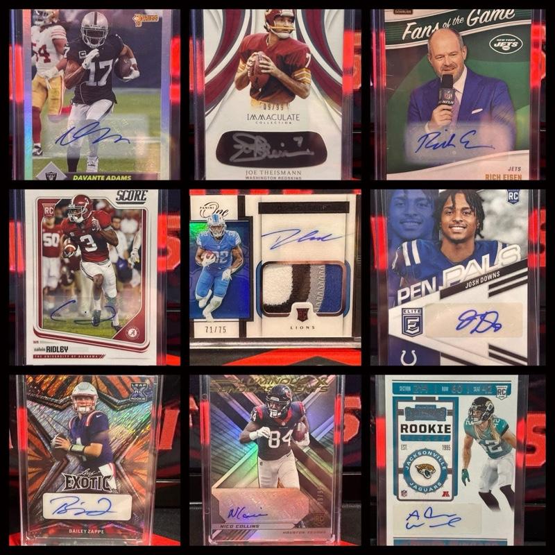 Clearly Football 652 Autograph Pack with One Card Per Pack