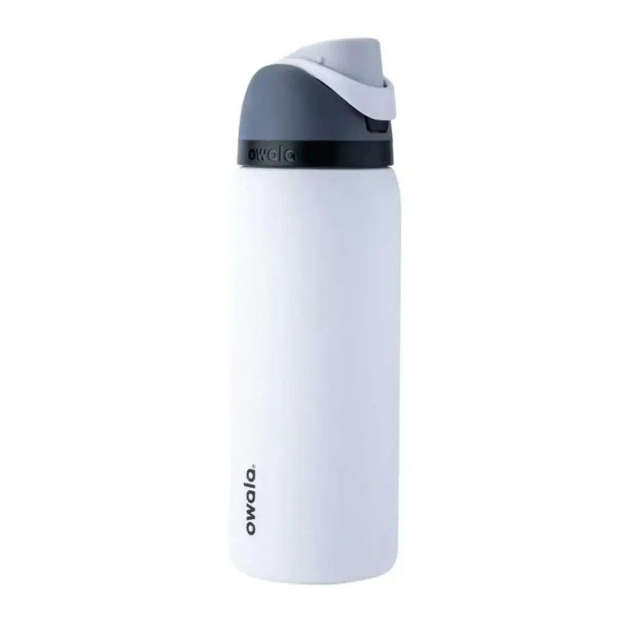 32oz White Reusable Durable Water Bottle with Gray Lid - Everyday Use Kitchenware Drinkware Vacuum Flask large capacity appreciation gift travel