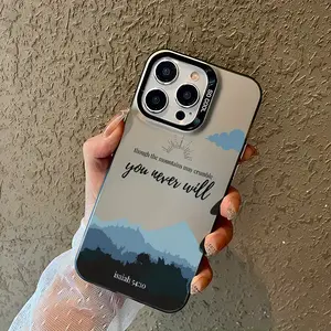 Isaiah 54:10 Mountain Scene Design, Drop-Proof and Anti-Slip TPU Phone Case with Large-Pipe Lens, Compatible with iPhone 17, 16, 15, 14, 13, 12, 11, XS, X, and Samsung models. Makes a great gift for friends or family.
