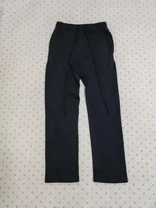 Men's Uncuffed Sweatpants Black Joggers Relaxed Oversized Fit Unisex Athletic Casual Lounge Pants Pockets Soft Fleece Home Pants Drawstring 2026 Breathable Cozy Lightweight Trendy Home Outdoor Streetwear Hip Hop Jogging