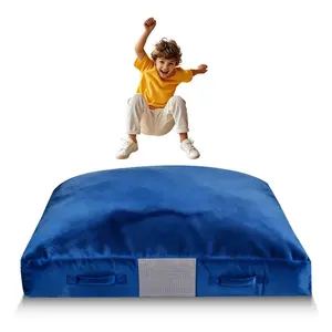 VEVOR Crash Pad, 5x 5 ft Crash Pad for Kids Sensory with Foam Blocks and Washable Cover, Large Soft Foam Landing Zone Giant Pillow Mat, Sensory Room Equipment for Children Jumping, Relaxing PlayVEVOR Super Brand Day