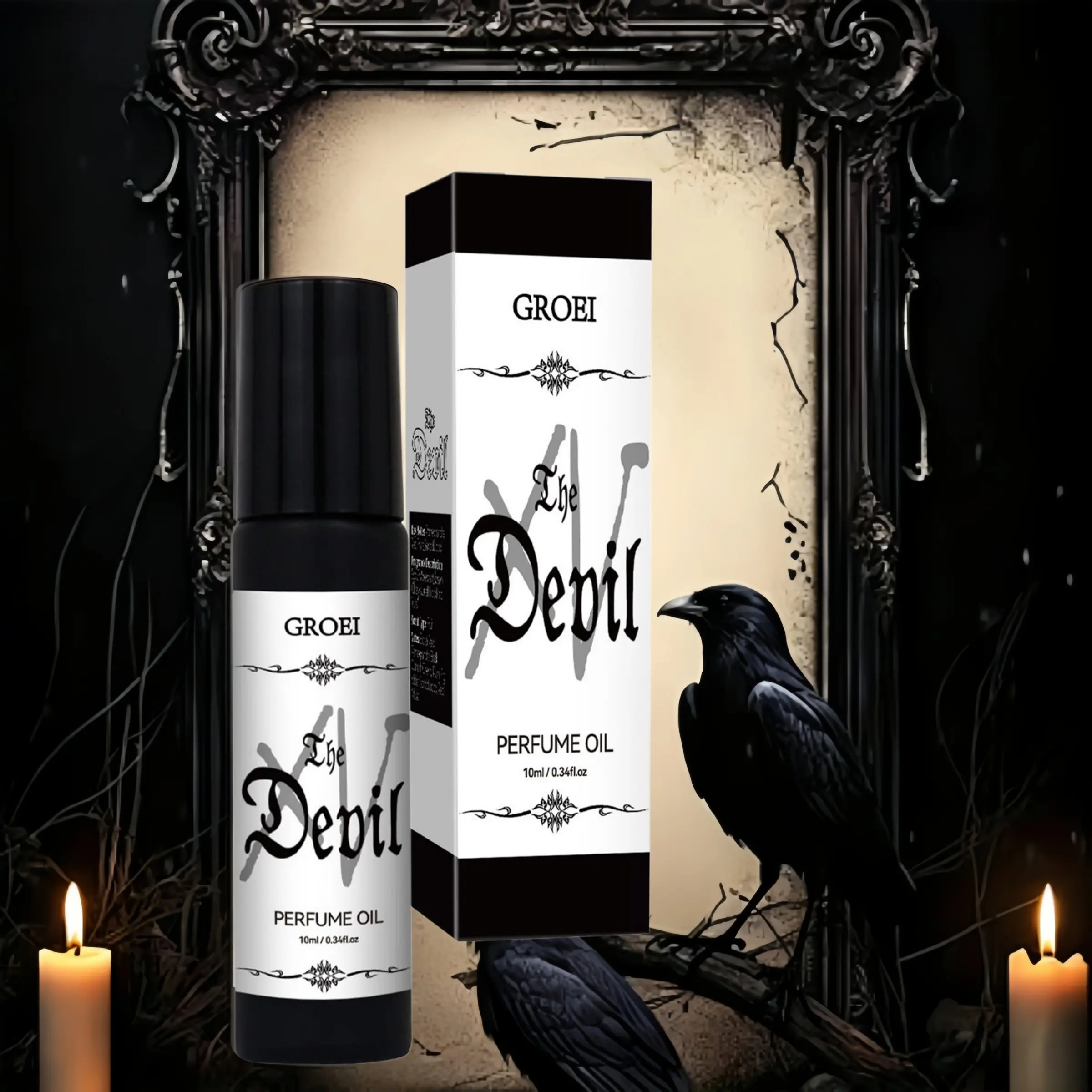Halloween Perfume with Pomegranate Note, Festive Fragrance Blended with Blackcurrant, Cherry, Fig, Sandalwood, Musk, 24-Hour Lasting, Fragrance Long Lasting