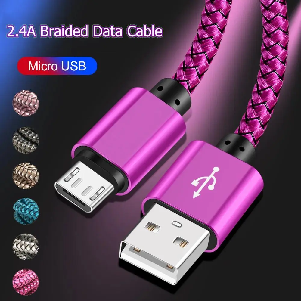 30W Micro USB Cable, Fast Charging Cable, Android Charger Cable, Electronic Smartphone Charger, Charger Long Android Phone Charger Cord Compatible with Samsung Galaxy S7 S6 Edge J7 S5 Note 5 4, Fast Charging Supported
