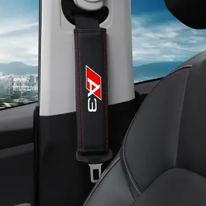 Car Seat Belt Shoulder Strap Cover, Car Seat Belt Shoulder Pad, Universal Car Interior Accessories for Audi A3 A4 A5 A6 A7 A8 Q2 Q3 Q5 Q7 TT, Car Accessory