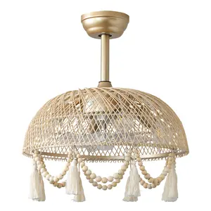 20inch Boho Fandelier Ceiling Fan with Light