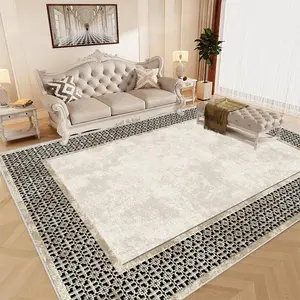 Moroccan Style Geometric Pattern Area Rug, 1 Count Non-slip Soft Floor Mat, Decorative Carpet for Home Living Room Bedroom Kitchen Study Room