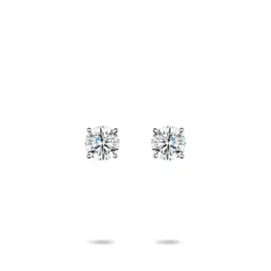 VAMERAY #2720 1 Carat In Each Promote Round Earring