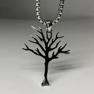 Nature-Inspired Tree Pendant Necklace - Stylish Jewelry for Daily Looks & Special Moments - Eye-Catching Accessory for Trendy Outfits & Personal Styling - Perfect Gift for Nature Lovers & Fashion Enthusiasts