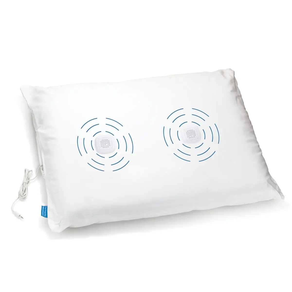 Harris Communications Sound Oasis SP-151 Sleep Therapy Pillow, 20"x26" Bedding Pillow with Brushed Cover, High Fidelity Stereo Speakers, Volume Control, Removable Ultra-Thin Speakers, Machine Washable Design, 20" X 26"