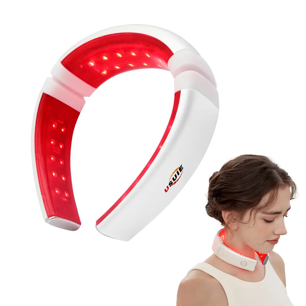 Red Light Therapy Heating Neck Device, Portable Pain Relief & Muscle Relaxation for Neck Care