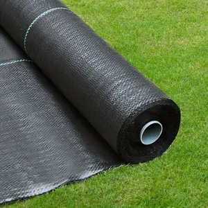 Heavy-Duty Weed Barrier Fabric, 3 Size Options Available, Ideal for Gardening and Landscaping. This durable material is specially designed for effective weed control in garden beds, landscaping projects, commercial driveways, and as an underlayment.