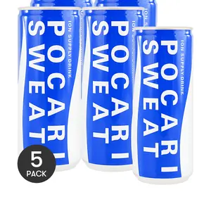 5 Pack POCARI SWEAT Ion Electrolyte Drink 8.11 fl oz Each - Japanese Sports Hydration