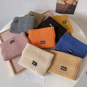 Knit Headbands Winter Ear Warmers Crochet Knit Headbands Elastic Turban Head Wraps Chic Hair Scrunchies for Women Girls