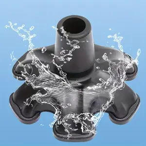 1pc Replacement Cane Tips Portable 6 Support Walking Sticks, Single Crutches, Rubber Non-slip Foot Mats, Elderly Supplies, Crutches, Upright Foot Covers