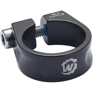 Bike Seat Clamp Bicycle Seatpost Collar 31.8mm /34.9mm Diameter Premium Lightweight Aluminum Seat Post Clamp