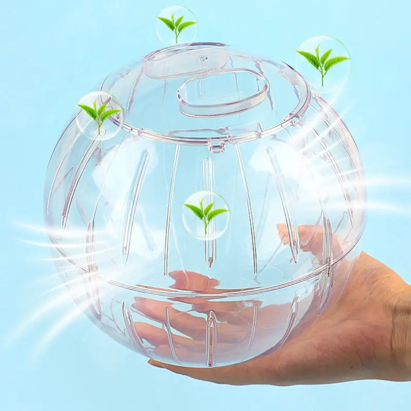 [Transparent Exercise Ball] 1pc Transparent Exercise Ball - Perfect Walking Tool For Hamsters - Cute Pet Accessories