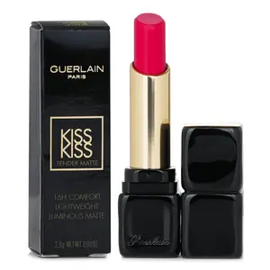 Guerlain Kisskiss Tender Matte Lipstick - # 666 Lucky Pink