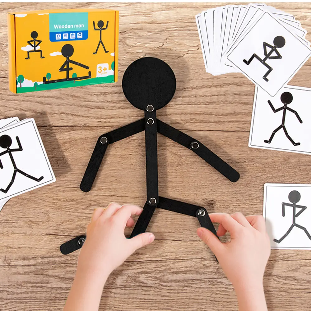 Montessori Material DIY Puzzle Toys Boards Educational Game Early Learning Toy For Children Preschool Fine Motor Training(Gift)11