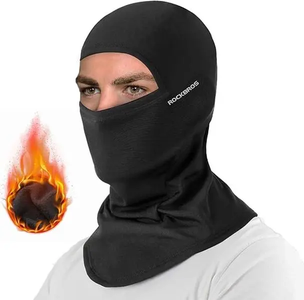 ROCKBROS Cold Weather Windproof Thermal Winter Balaclava Ski Mask Neck Warmer Hood,Full Face Mask for Outdoor Sports,Skiing,Cycling,Fishing