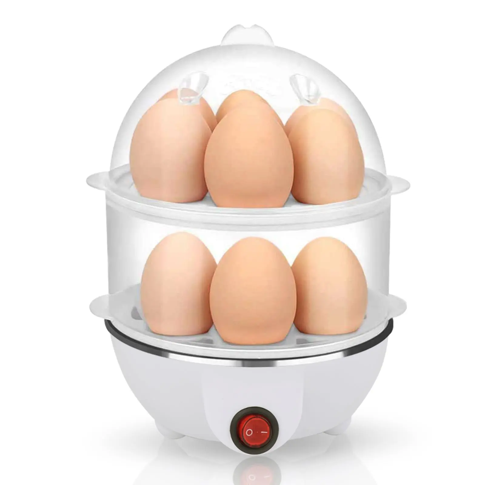 Egg Cooker Automatic Power Off Home 14 Eggs Multi-Functional Steamed Egg Custard Boiled Egg Machine