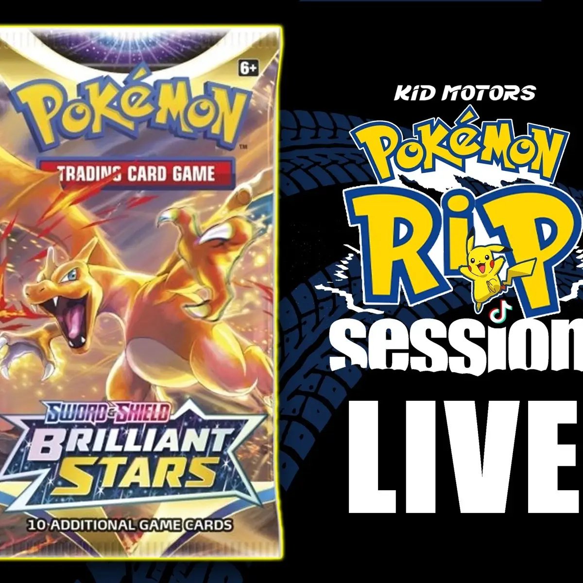 Pokemon Brilliant Stars Booster Pack (LIVE RIP)