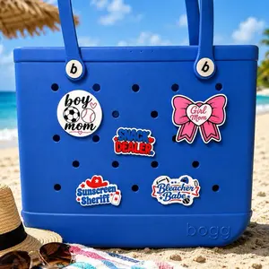 Summer Bogg Bag Charms - Cute Summer-Themed Decorative Accessories for Bogg Bags