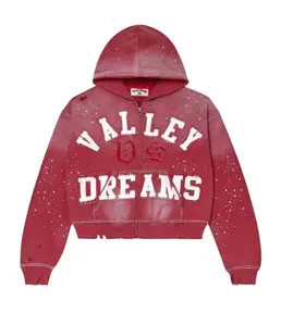 Vale Forever Classico Zip Up Hoodie 'Ruby' Men