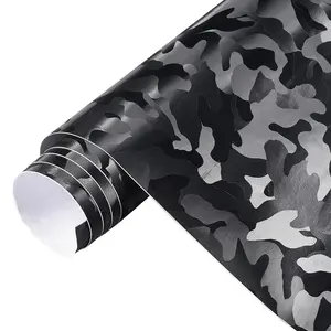 Premium Ghost Camouflage Adhesive Vinyl Car Stickers, Truck Car Decal, Self Adhesive Wrapping Car Wrap Film Roll, Diy Decal Film, Car Exterior Accessories, Truck Decals, Decal For Cars