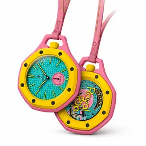 Limited-Time Deal Ceramic Bezel Mechanical Watch Inspired Bag Charm, New Co-Branded Edition Christmas Stocking Stuffer Gift