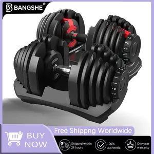 Adjustable Dumbbell Set 2–41kg – All-in-One Weight Training System (with Storage Base)