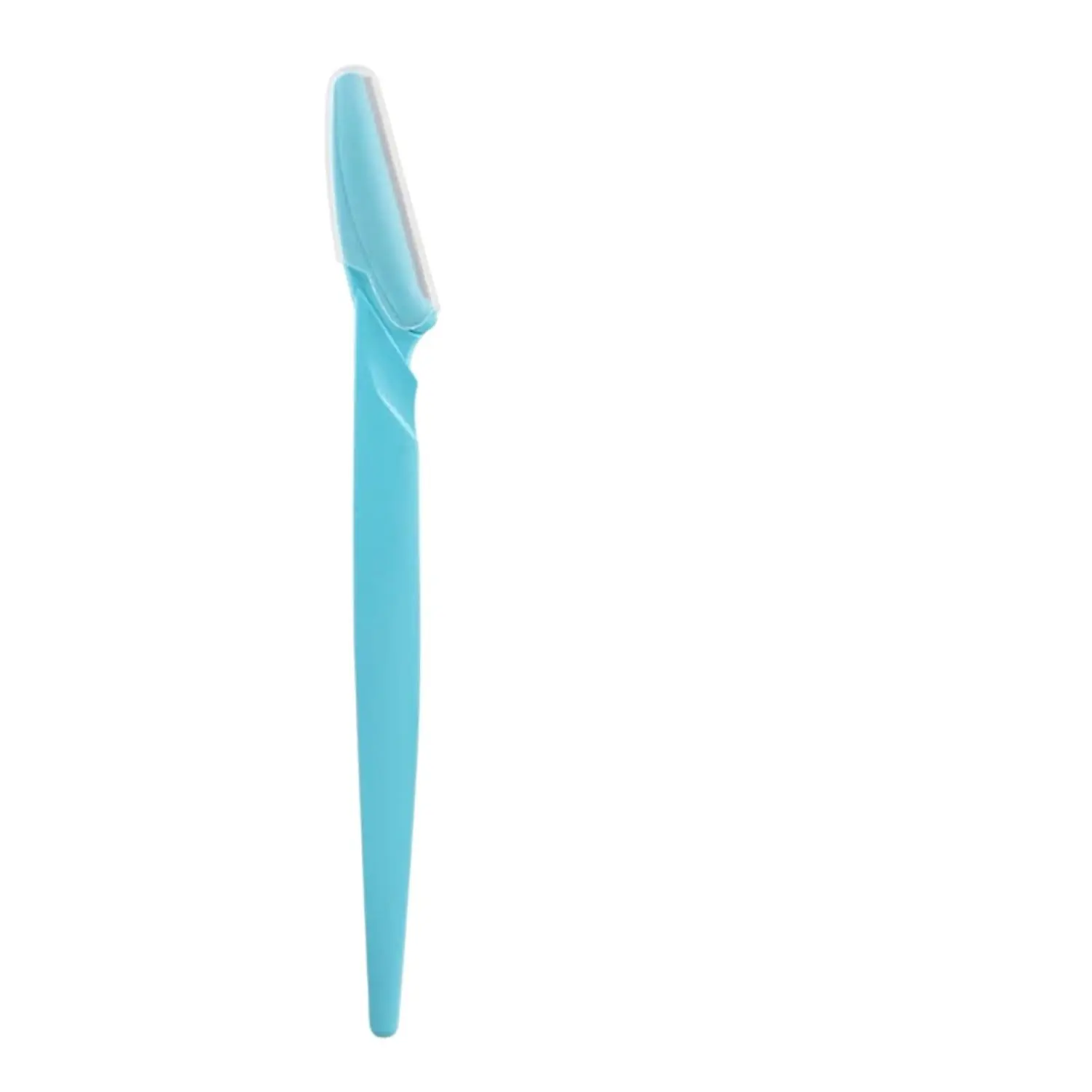 Manual Eyebrow Trimmer Curved Razor for Precision Grooming, Non-Electric Brow Shaping Tool with Protective Blade, Lightweight Mini Razor for Face Hair Trimming