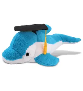 PLUSH GRADUATION - SUPER-SOFT PLUSH - DOLPHIN