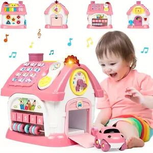 8-in-1 Multi-Functional House for 1+ Year Old Baby Gifts Musical Toys 18 Months Educational Enlightenment toys Toddler Toys Age 1st Birthday Gifts Boys Girls Toddlers