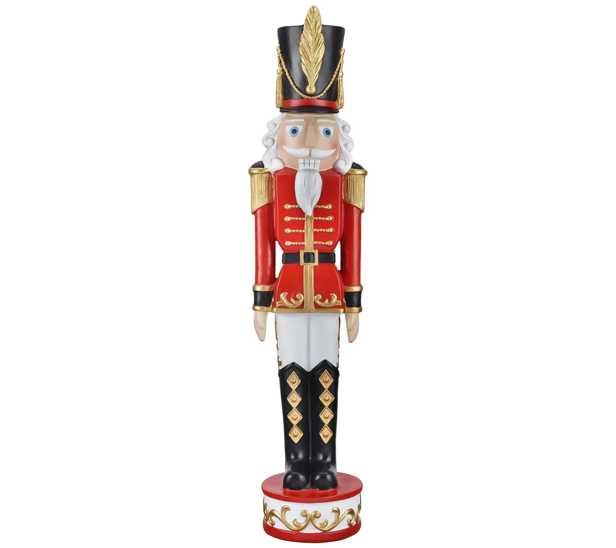 Haute Decor 37" Red and Black Christmas Nutcracker Haute Decor 37" Red and Black Christmas Nutcracker