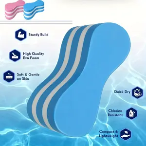 1 Male Female Adult Swimming Training Buoy, Swimming Training Floating Board, 5-layer EVA, Learning Swimming Tools