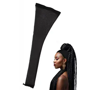 Hair Weave Sleeve for Locs with Drawstring and Elastic Band, Reusable Breathable Loc Cover for Dreadlocks Women, 1 Pack, Hair Wraps