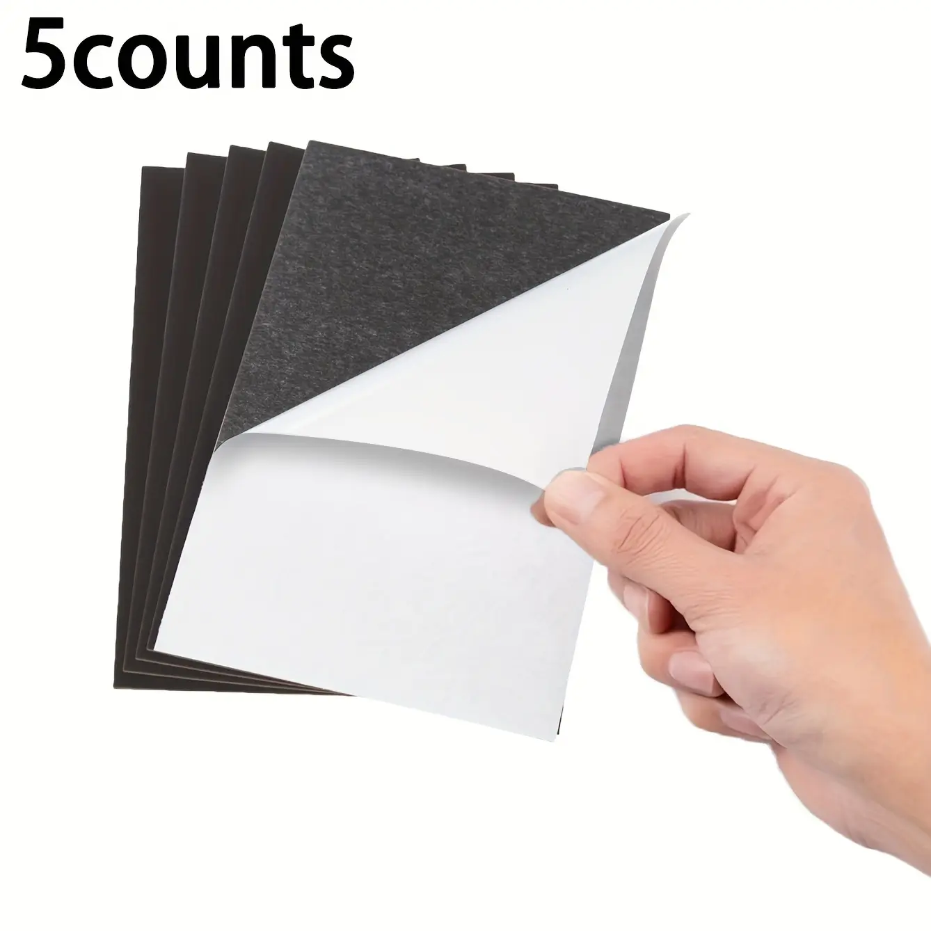 Flexible Magnetic Adhesive Sheets, Self-Adhesive Rubber Magnets, DIY Cuttable, Suitable for Photos, Crafts, Decoration, Refrigerator Magnets, Refrigerator Decorating Magnet, Fridge Magnets, Higher End Fridge Magnets, Decorative Fridge Magnets