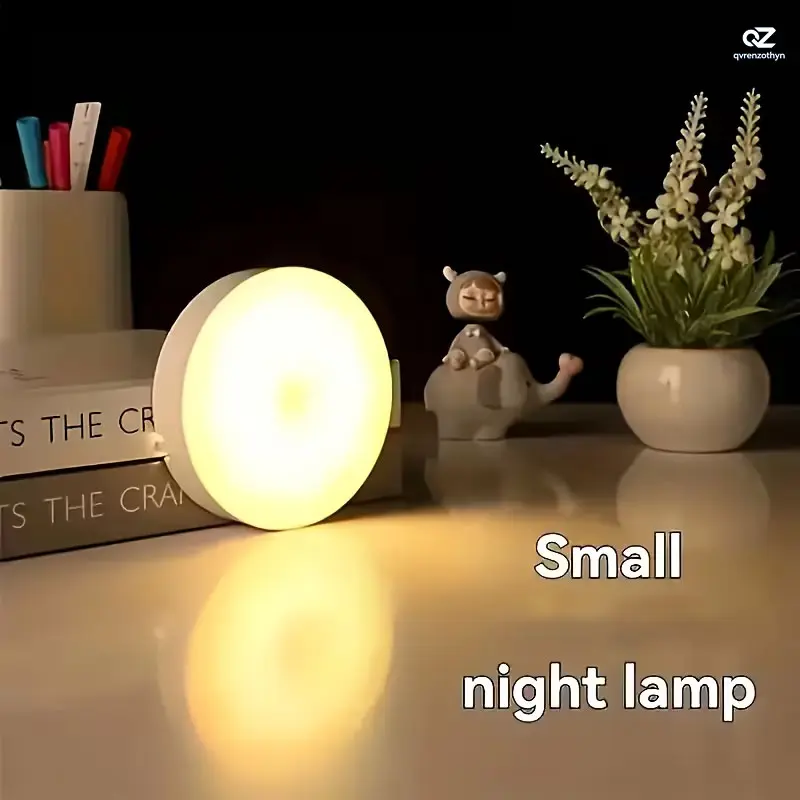 Human Motion Sensor Wall Sconces Indoor, USB Rechargeable Night Light for Bedroom, Cordless Magnetic Closet Wall Lamp, LED Portable Battery Operated Wall Sconce for Bathroom, Kitchen, Hallway, Stair, Under Cabinet Lighting, LED Night Lights