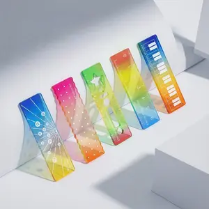 Mini Handmade Ruler Set, Multi-Function Pocket Ruler, Sketching Ruler, 7cm Length, Suitable for School Office Home Use, Multifunctional Stationery