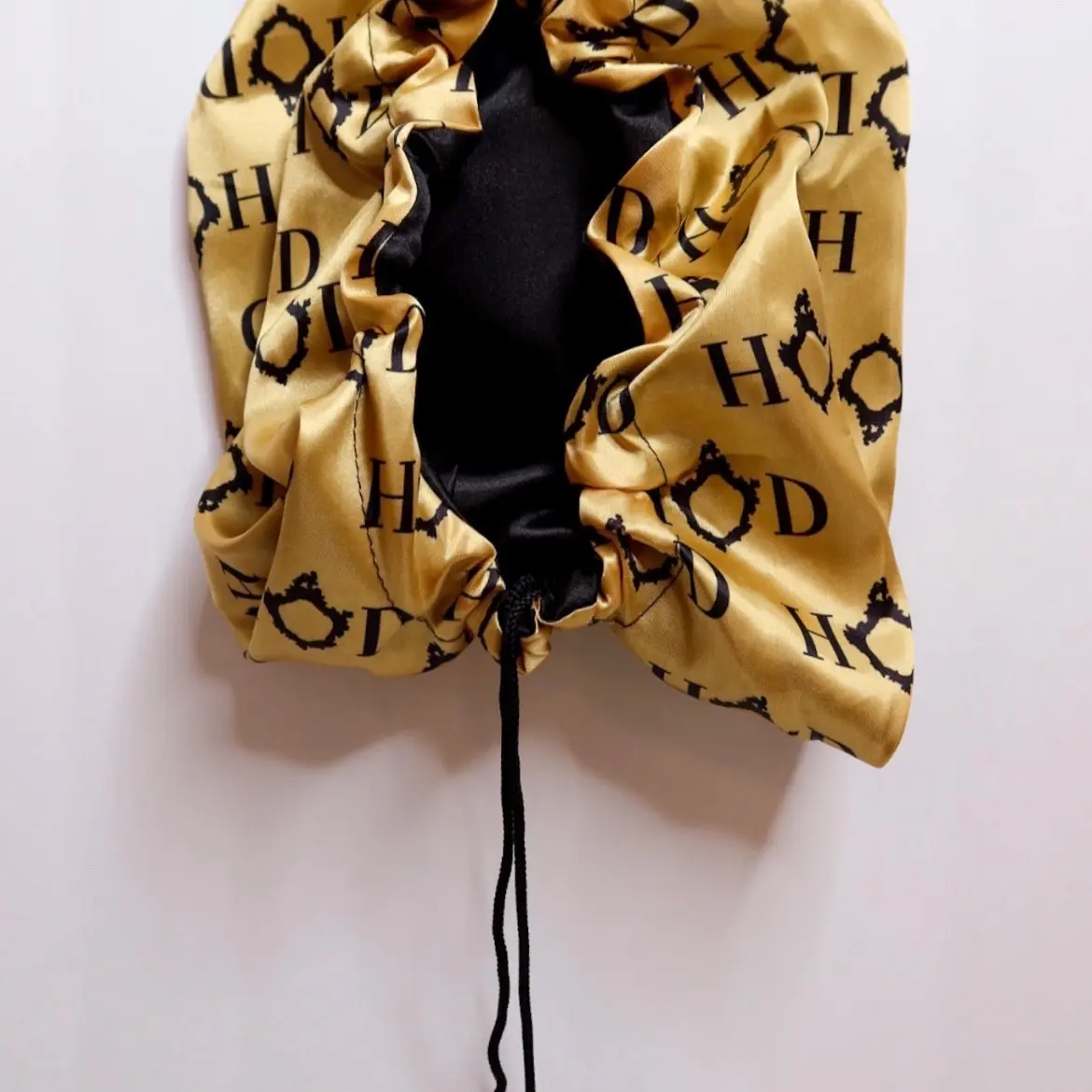 XL Length Bonnet w/ drawstring and snap Silk