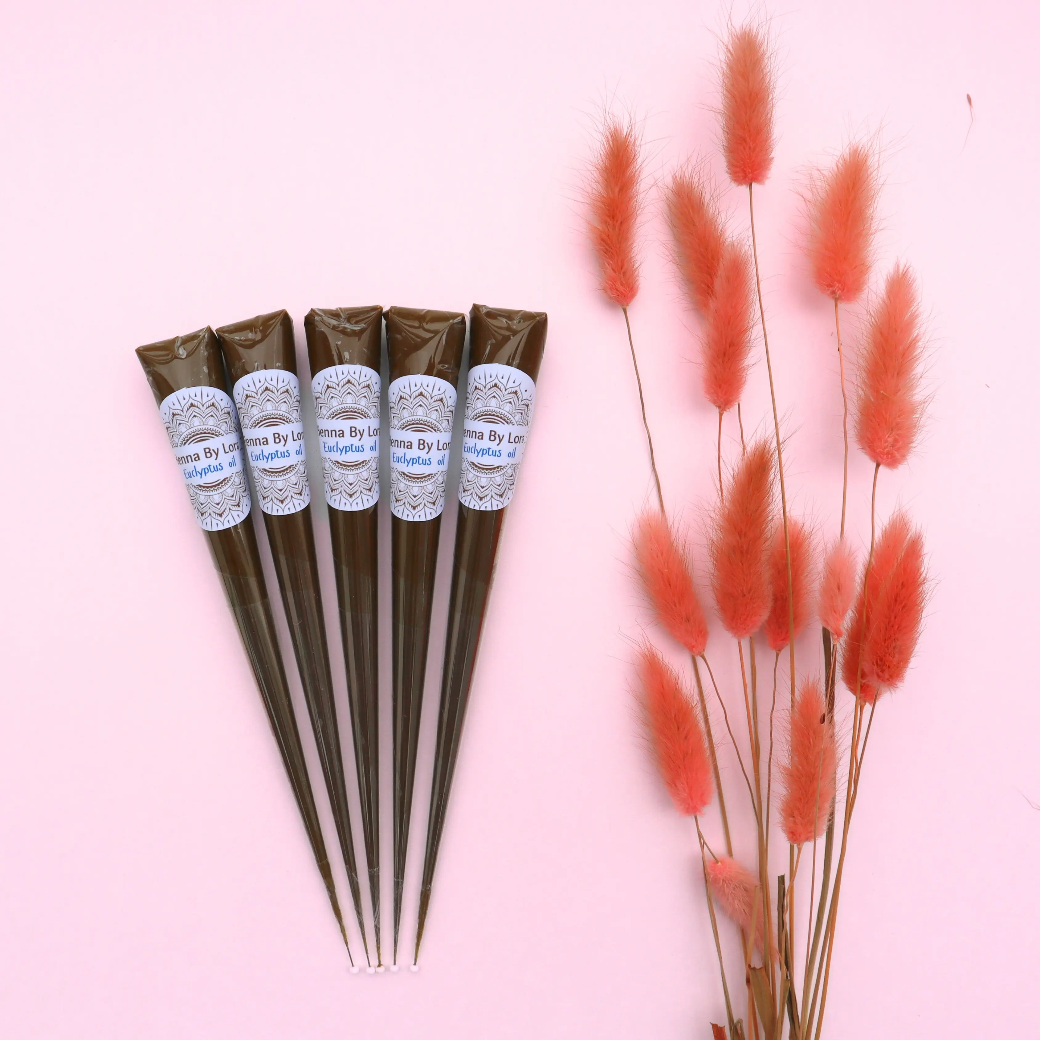 Henna cone , henna cone with eucalyptus oil