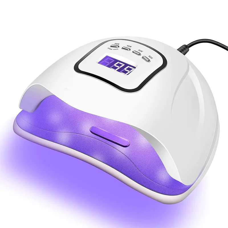 UV Gel Nail Lamp,150W UV Nail Dryer LED Light for Gel Polish-4 Timers Professional Nail Art Accessories,Curing Toe Nails,Nail Drying Lamp,Nail Dryer for Gel Polish, Gel Nail Lamp Led Nail Light for Gel Nails Nail Art Nail Care