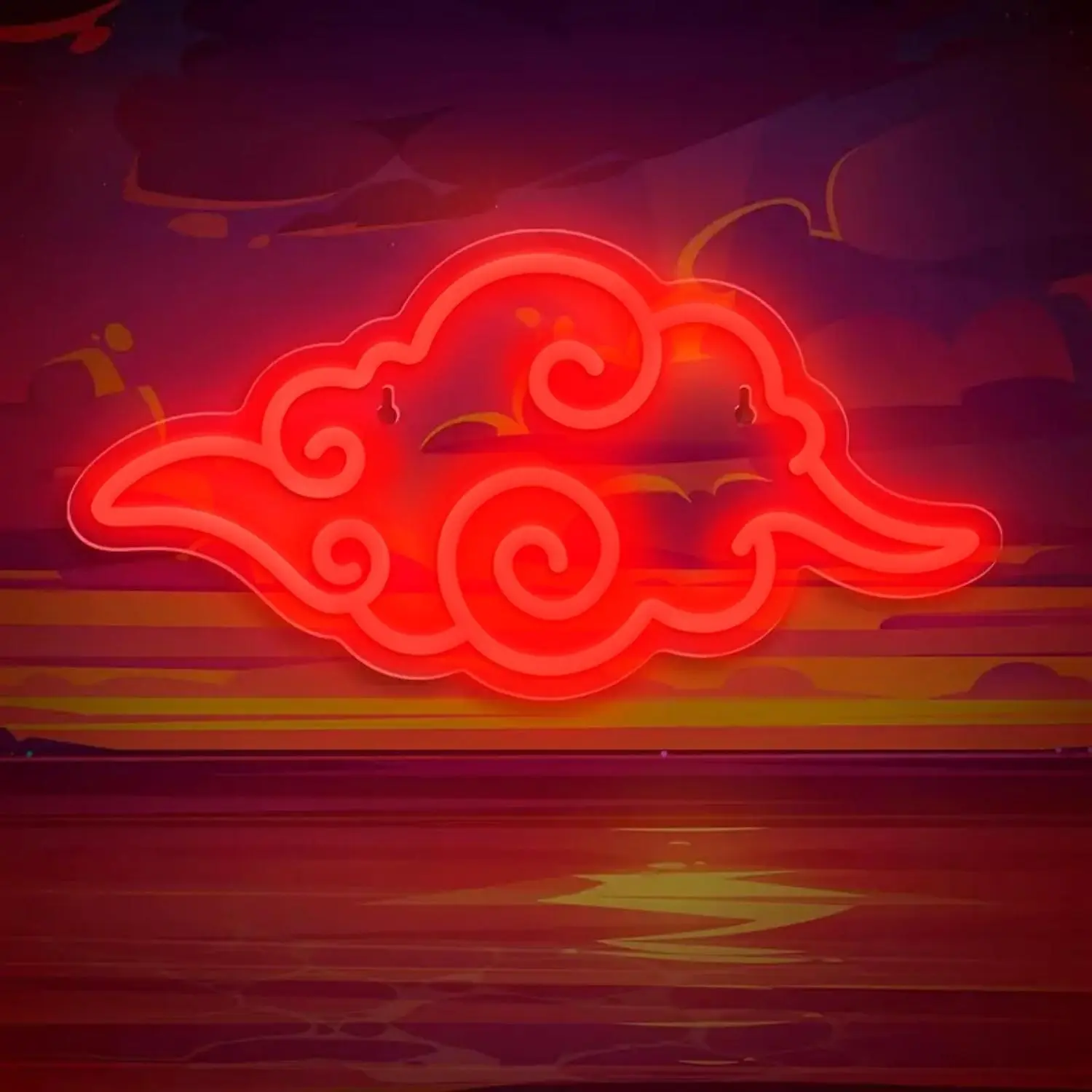 Cloud Shaped Neon Sign, USB Powered Neon Sign, Wall Decor for Game Room, Cool Gift for Gamers, Home Decor, Room Decor