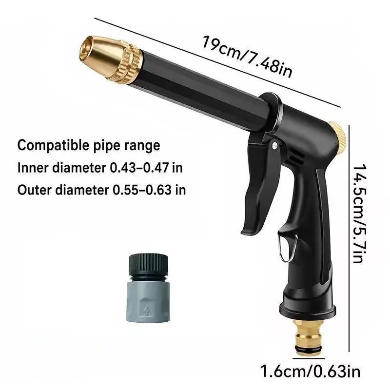 【Summer Sale Deals】Portable High Pressure Water Sprayer, Adjustable Garden Hose Nozzle Sprayer, Car Washing & Maintenance Tool, Pet Cleaning Tool & Dealsforyoudays