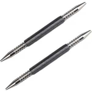 2 count Dual   Setter Spring Loaded  Set Spring  Punch Hammerless Tool Kit 3/32?& 1/8? Tools 3500 PSI Striking Force Counter Punch