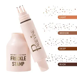 Realistic Freckle Stamp with 5 Prongs for Natural Dot Placement, Quick Application Faux Freckle Pen for Creative Makeup Trends, Great for Photoshoots, Picnics, and Summer Dates