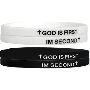4 Pack- GOD IS FIRST BRACELET (Set of 4 Bracelets)
