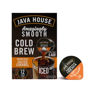 Cold Brew Coffee Pods - Salted Caramel - Lightly Sweet