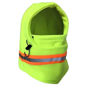 Hi Vis Reflective Winter Balaclava Ski Face Mask Windproof Fleece Head Hood Hats