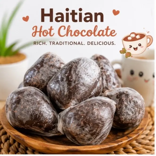 Haitian Hot Chocolate, Delicious Snack, Indulgent Dessert, Pack of 12